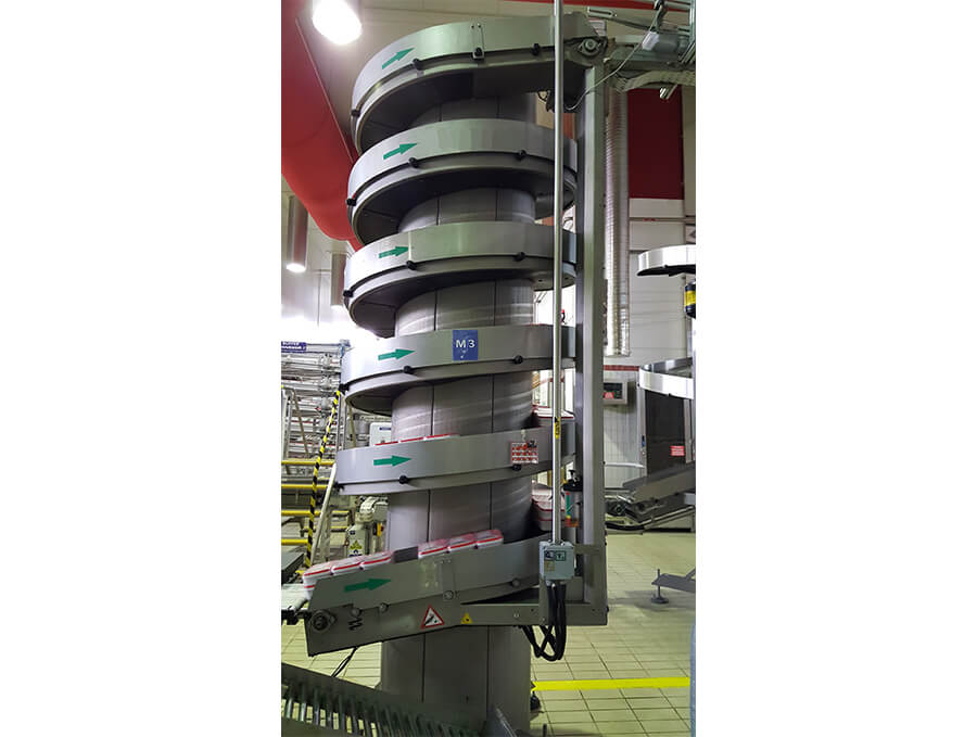 Spiral Vertical Carriage Conveyor