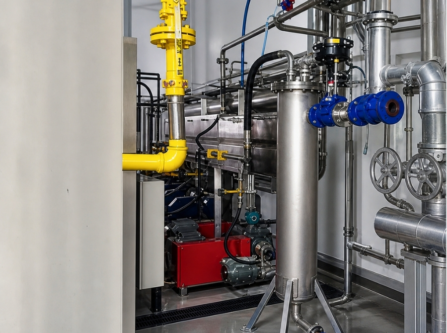 High-Pressure Water Heating Coil
