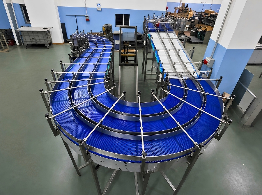Modular Belt Tunnel Outfeed Conveyor
